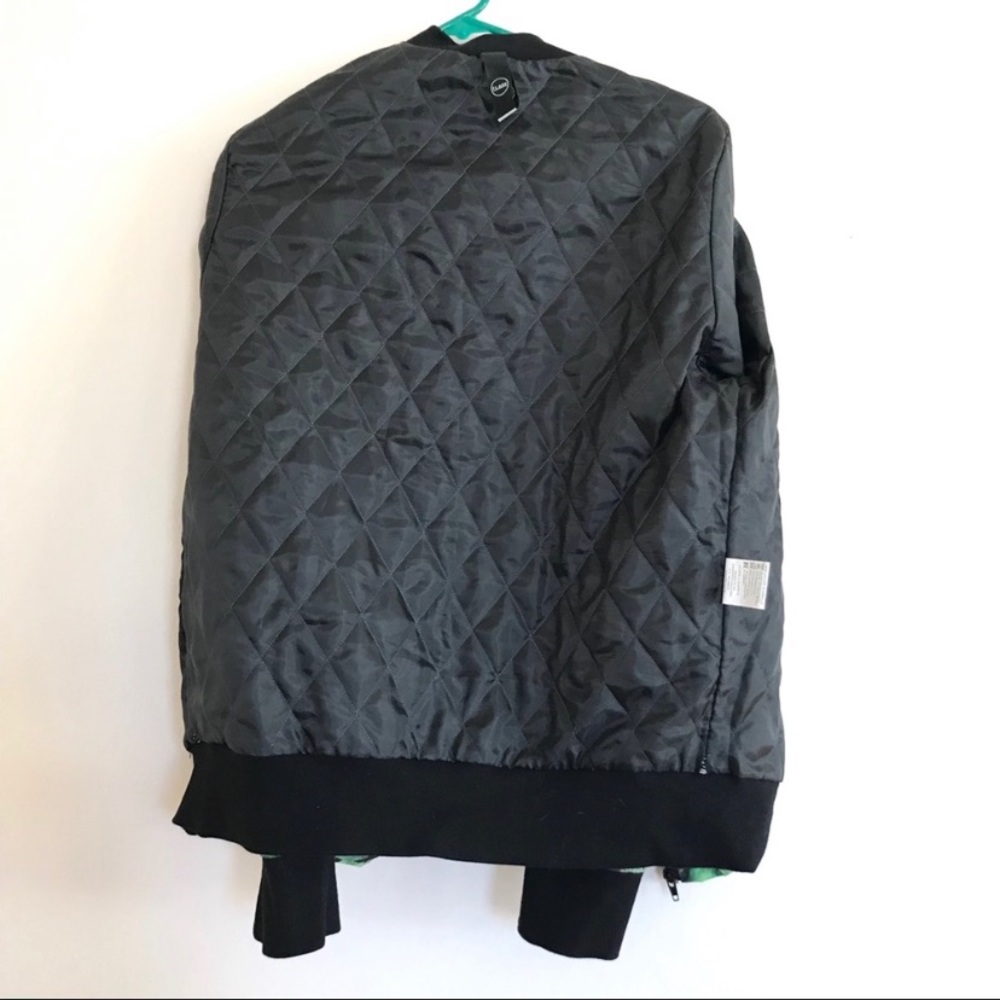 FLAGE Edera Leaf Print Jacket Mens Small Green AOP - Picture 4 of 6